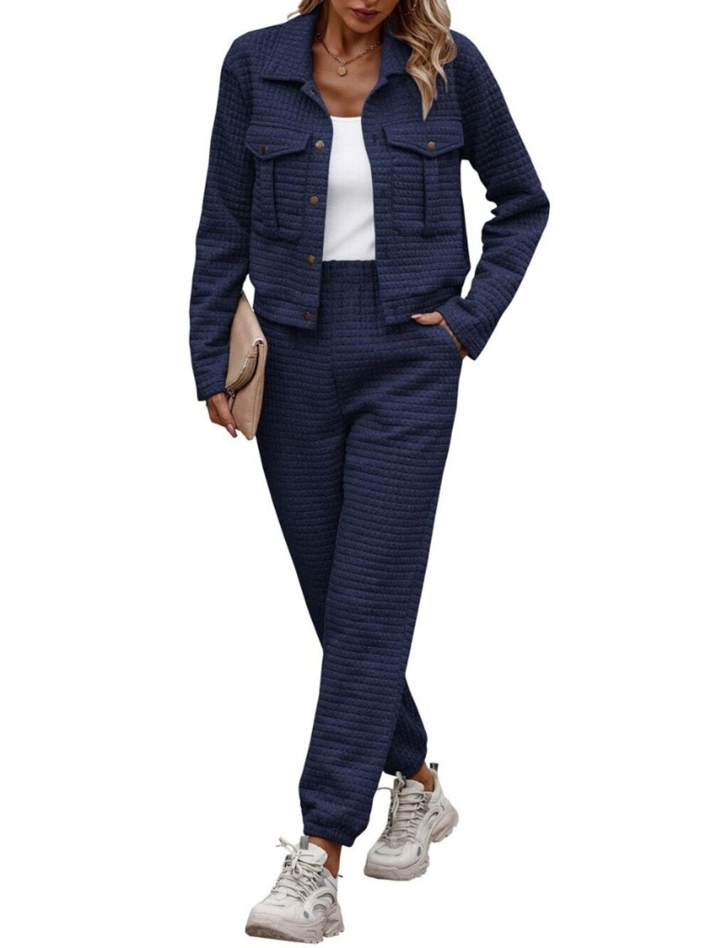 Women's 2 Piece Matching Lounge Sets Tracksuit